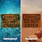 Signmission Do Not Enter OSHA Warning Sign, Plastic, 14in W x 10in L, 2PK OS-2PACK-WS-P-1014-L-19656 - alternate 6